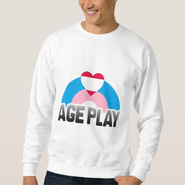 ALTERS-SPIEL-REGENBOGEN SWEATSHIRT (Vorderseite)