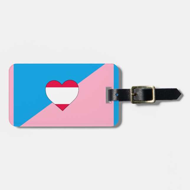 ALTERS-SPIEL-STOLZ-FLAGGE GEPÄCKANHÄNGER (Vorderseite horizontal)
