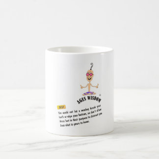Alters Weisheit Tasse "Wahrheit" Comic Weg zur Wah