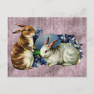 Altersgemaltes Ostern Postkarte