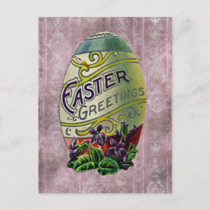 Altersgemaltes Ostern Postkarte