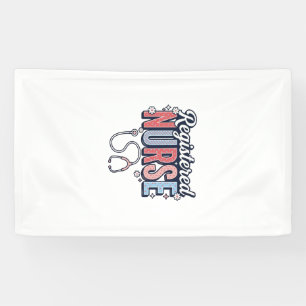 Altersgerechtes Krankenpfleger-Vektor-Shirt-Design Banner