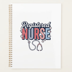 Altersgerechtes Krankenpfleger-Vektor-Shirt-Design Planer