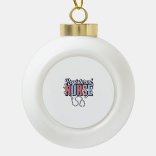 Altersgerechtes Vektorshirt-Design für examinierte Keramik Kugel-Ornament