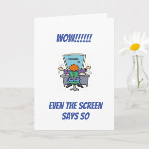 **ALTERSHUMOR / SIE SEHEN FÜR IHR ALTER GUT AUS**  KARTE