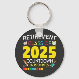 Altersklasse 2025 Countdown im Prozess Schlüsselanhänger