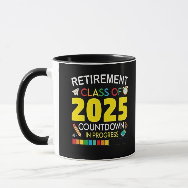 Altersklasse 2025 Countdown im Prozess Tasse (Links)
