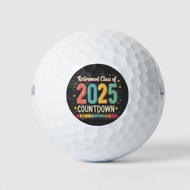 Altersklasse 2025 im Prozess-Abschluss Golfball (Vorderseite)