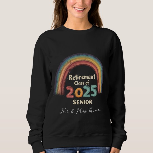 Altersklasse 2025 Wichtiger Meilenstein Sweatshirt (Vorderseite)