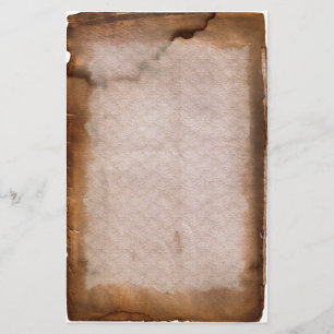 Alterskorrekte, verkettete Vintage Stationerie Briefpapier