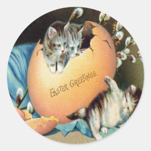 Altersmäßiges Ostern Runder Aufkleber