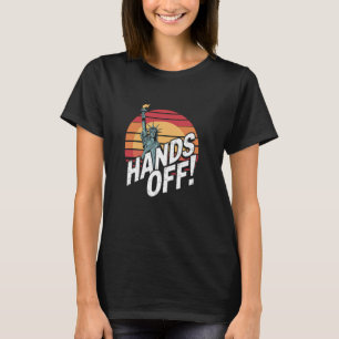 Altersschwache Freiheitsstatue Resist Retro Vintag T-Shirt
