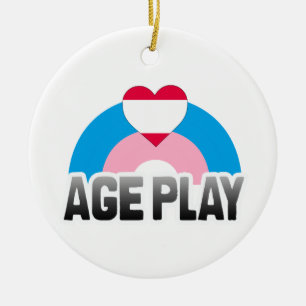 ALTERSSPiel REGENBOGEN Keramikornament