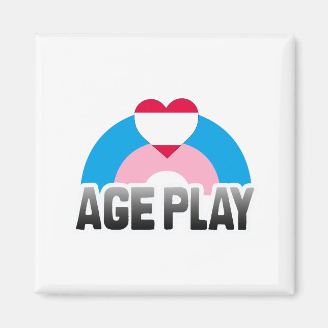ALTERSSPiel REGENBOGEN Magnet (Vorne)