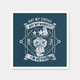 Altersversorgung Napkins Rentner Serviette