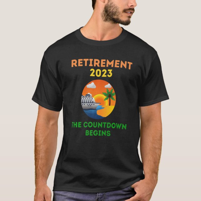 Altersvorsorge 2023 Der Countdown beginnt lustig n T-Shirt (Vorderseite)