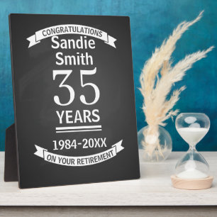 Altersvorsorge für Chef, Angestellter, lange Diens Fotoplatte