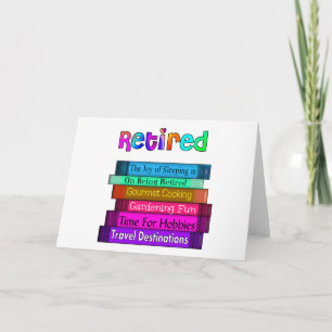 Altersvorsorge Geschenke einzigartigen Stapel von  Karte