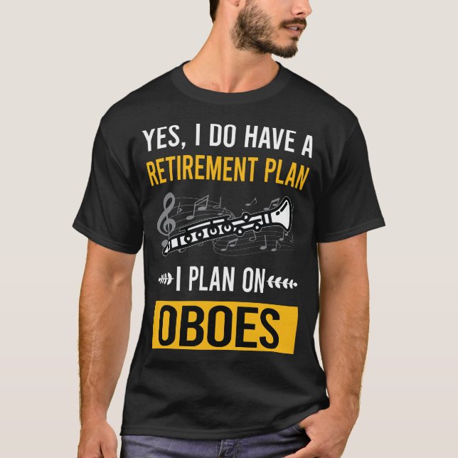 Altersvorsorge Oboe T-Shirt (Vorderseite)