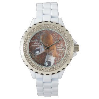 Altersvorteil-Ingwer-Katzenklappen Armbanduhr