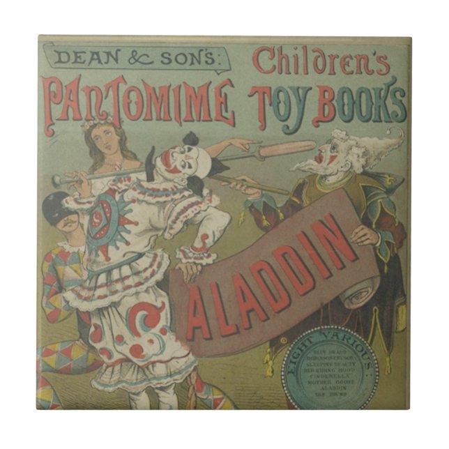 ALTERTÜMLICHES PLAKAT des ZIRKUS Fliese (Vorderseite)