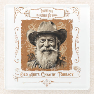 Altes Abes Chawin' Tobacci Glasuntersetzer
