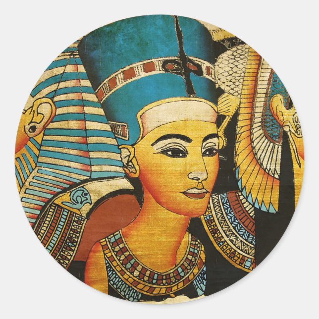 Altes Ägypten 3 Runder Aufkleber (Vorderseite)