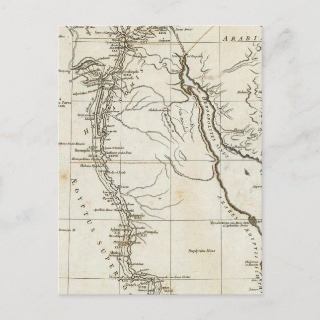 Altes Ägypten 4 Postkarte (Vorderseite)