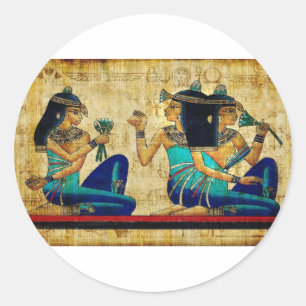Altes Ägypten 6 Runder Aufkleber