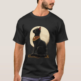 Altes Ägypten Ägyptologie Tutankhamun Katze Bastet T-Shirt