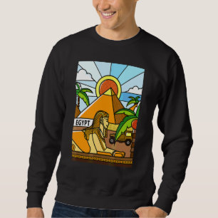 Altes Ägypten Antike ägyptische Sphinx & Pyramiden Sweatshirt