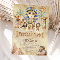 Altes Ägypten Geburtstagseinladung