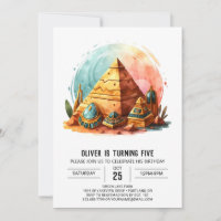 Altes Ägypten Gold bearbeitbare Pyramiden Geburtst