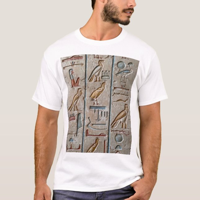 Altes Ägypten Hieroglyphen T-Shirt (Vorderseite)