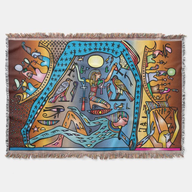 Altes Ägypten Kunst Gott Geb unterstützt Nut in He Decke (Vorderseite)