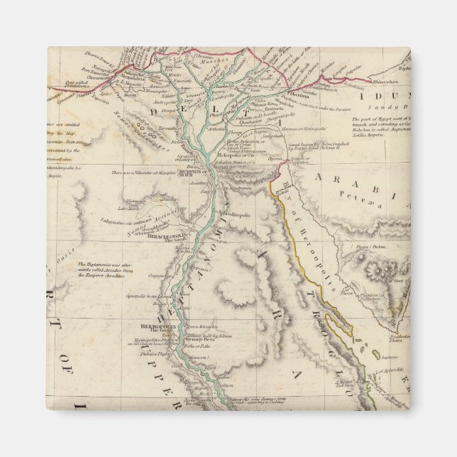 Altes Ägypten Magnet (Vorne)