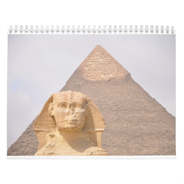 Altes Ägypten mit Pyramiden, Sphinx-Tempel Kalender (Titelbild)