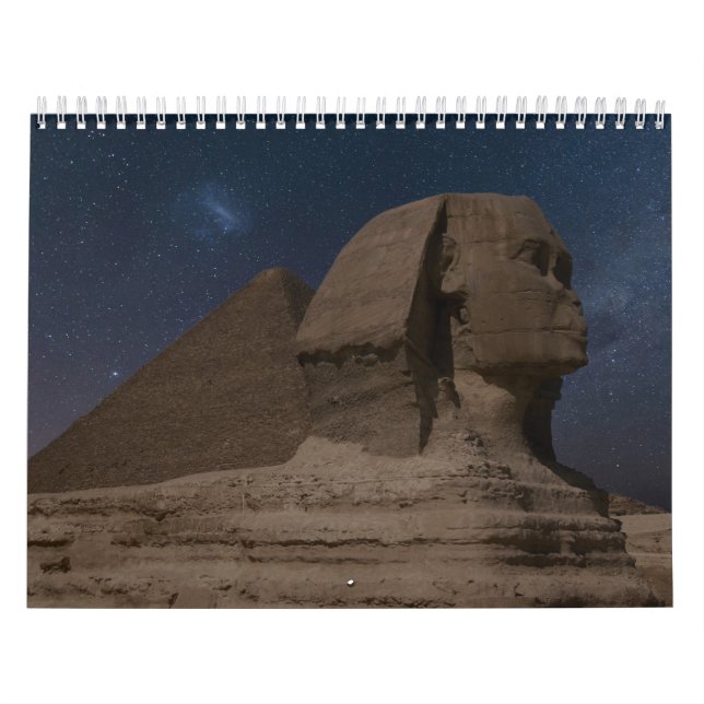 Altes Ägypten mit Pyramiden, Sphinx-Tempel Kalender (Titelbild)