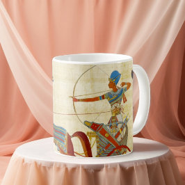 Altes Ägypten Pharaoh Ramesses II Pferde Papyrus Kaffeetasse