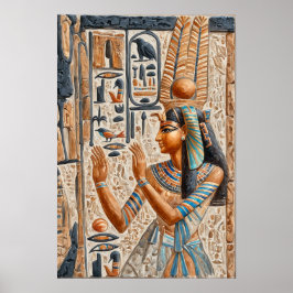 Altes Ägypten, Pharaonische Königin Hatshepsut Poster