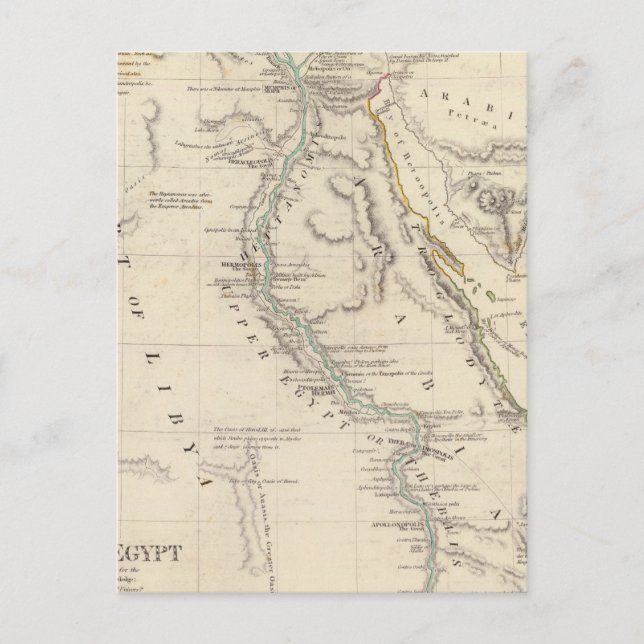 Altes Ägypten Postkarte (Vorderseite)