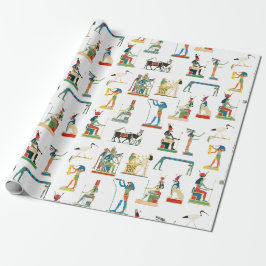 Altes Ägypten Vintages ägyptisches Muster Geschenkpapier