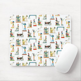 Altes Ägypten Vintages ägyptisches Muster Mousepad