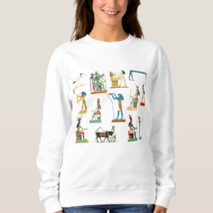 Altes Ägypten Vintages ägyptisches Muster Sweatshirt