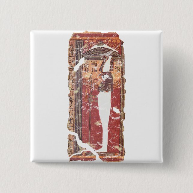Altes ägyptisches Buch der Toten - Horus Button (Vorderseite)