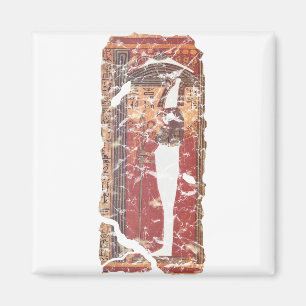 Altes ägyptisches Buch der Toten - Horus Magnet