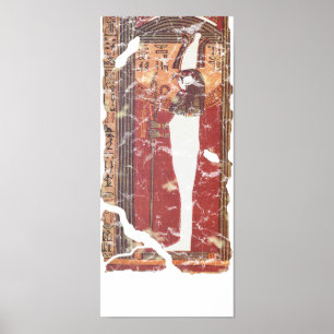 Altes ägyptisches Buch der Toten - Horus Poster