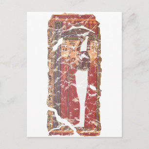 Altes ägyptisches Buch der Toten - Horus Postkarte