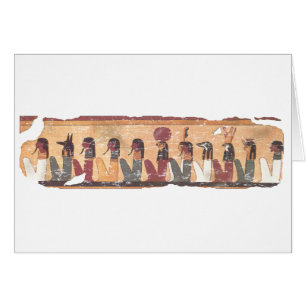 Altes ägyptisches Buch des Toten Gerichts