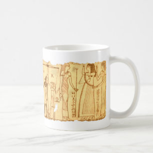 Altes ägyptisches Buch des Toten letzten Gerichts Tasse